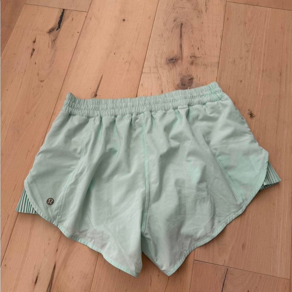 lululemon athletica Mint Green Running Shorts Size Small